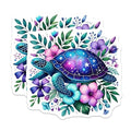 (2 Pack) Sea Turtle Magnets - Galaxy Animal - Ocean Wildlife Refrigerator Magnets - Colorful Sea Life Magnets - 5" On Longest Side - for Cars, Fridges, Toolboxes - Made in USA - MAG4499
