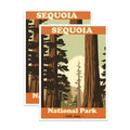 (2 Packs) Sequoia National Park Stickers - Sequoia National Park Decals - 5 Inches On Longest Side - Premium Vinyl Decal - Sticks to Any Smooth Flat Surface - Made in USA - BMCS2519