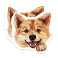 (2 Pack) Animal Lover Fridge Decor Magnet - 5" On Longest Side - Sticks to Smooth Flat Surfaces - Made in USA - MAG10163
