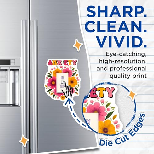 (2 Pack) Skeleton Hand Humor Magnet - Flower Design - 5" On Longest Side - Sticks to Smooth Flat Surfaces - Made in USA - MAG9761
