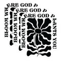 (3 Pack) Bloom Where God Plants You Decals - Floral Laptop Decal - Positive Quote Decal - 3 Inches On Longest Side - Easy Peel & Apply - Made in USA - 3MCS1877