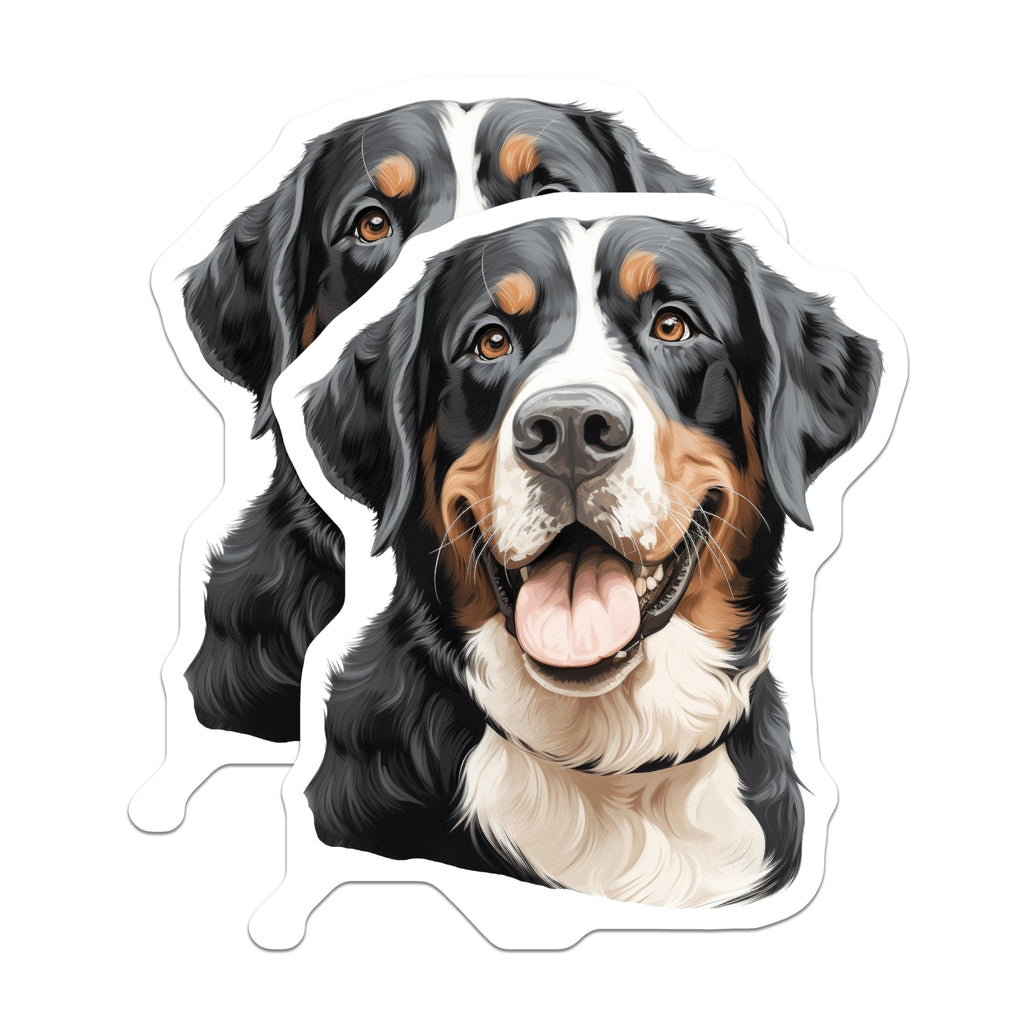 (2 Pack) Bernese Mountain Dog Magnets - Berner Dog Lover - Pet Owner Refrigerator Decor - 5 Inches On Longest Side - Thick Durable Magnet - Made in USA - MAG28742