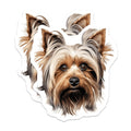 (2 Pack) Yorkshire Terrier Magnets - Yorkie Dog Lover - Pet Portrait Fridge Magnets - 5 Inches On Longest Side - Thick Durable Magnet - Made in USA - MAG26022