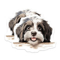 (2 Pack) Puppy Dog Fridge Decor Magnet - 5" On Longest Side - Sticks to Smooth Flat Surfaces - Made in USA - MAG10192