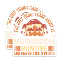 (2 Pack) Mushroom Hunting Magnets - Funny Forager - Mycologist Decor - 5" On Longest Side - Premium Magnet - for Cars, Refrigerators, Toolboxes, Lockers - Made in USA - MAG18832