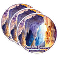 (3 Pack) Carlsbad Caverns Decals - National Park Decal - Laptop Decal - 3 Inches On Longest Side - Easy Peel & Apply - Made in USA - 3MCS0490