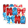 (2 Pack) Mama Magnets - Mother's Day Decor - Vibrant Mama Statement - Motherhood Display - 5 Inches On Longest Side - Thick Durable Magnet - Made in USA - MAG27495