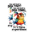 (2 Pack) Humorous Kitchen Magnets - Funny Dish Towel Pun - Quirky Bird Refrigerator Decor - 5 Inches On Longest Side - Thick Durable Magnet - Made in USA - MAG38985