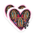 (2 Pack) Abuela Magnets - Our Lady of Guadalupe Decor - Latina Grandma Fridge Magnet - Virgin Mary Religious Item - 5 Inches On Longest Side - Thick Durable Magnet - Made in USA - MAG25718