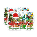 (2 Pack) Jesus Christmas Magnets - Christian Holiday Decor - Festive Religious Kitchen Accessories - 5 Inches On Longest Side - Thick Durable Magnet - Made in USA - MAG23901