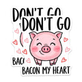 (2 Pack) Pig Stickers - Cute Pig Art - Funny Foodie Decals - 5" On Longest Side - Sticks to Smooth Flat Surfaces - Made in USA - BMCS14005