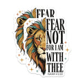 (2 Pack) Lion Isaiah Quote Magnets - Fear Not Scripture - Religious Bible Verses - 5" On Longest Side - Premium Magnet - for Cars, Refrigerators, Toolboxes, Lockers - Made in USA - MAG14044