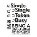 (2 Pack) Single Mom Magnets Magnets - 5" On Longest Side - Made in USA - Sticks to Refrigerators & Metal Surfaces - MAG9212