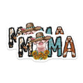 (2 Pack) Mama Magnets - Pig Cowgirl Sunflowers - Western Farmhouse Kitchen Decor - 5 Inches On Longest Side - Thick Durable Magnet - Made in USA - MAG23281