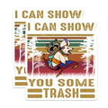 (2 Pack) I Can Show You Some Trash Meme Magnets - Funny Possum and Raccoon - Funny Trash - 5" On Longest Side - Premium Magnet - for Cars, Refrigerators, Toolboxes, Lockers - Made in USA - MAG1641