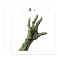 (2 Pack) Zombie Hand Magnets - Spooky Horror Decor - Halloween Fridge Accessory - 5 Inches On Longest Side - Thick Durable Magnet - Made in USA - MAG39379