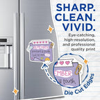(2 Pack) Teacher Appreciation Magnets - Motivational Teacher Magnets - Inspirational Classroom - Teacher Gifts - 5" On Longest Side - for Cars, Fridges, Toolboxes - Made in USA - MAG4437