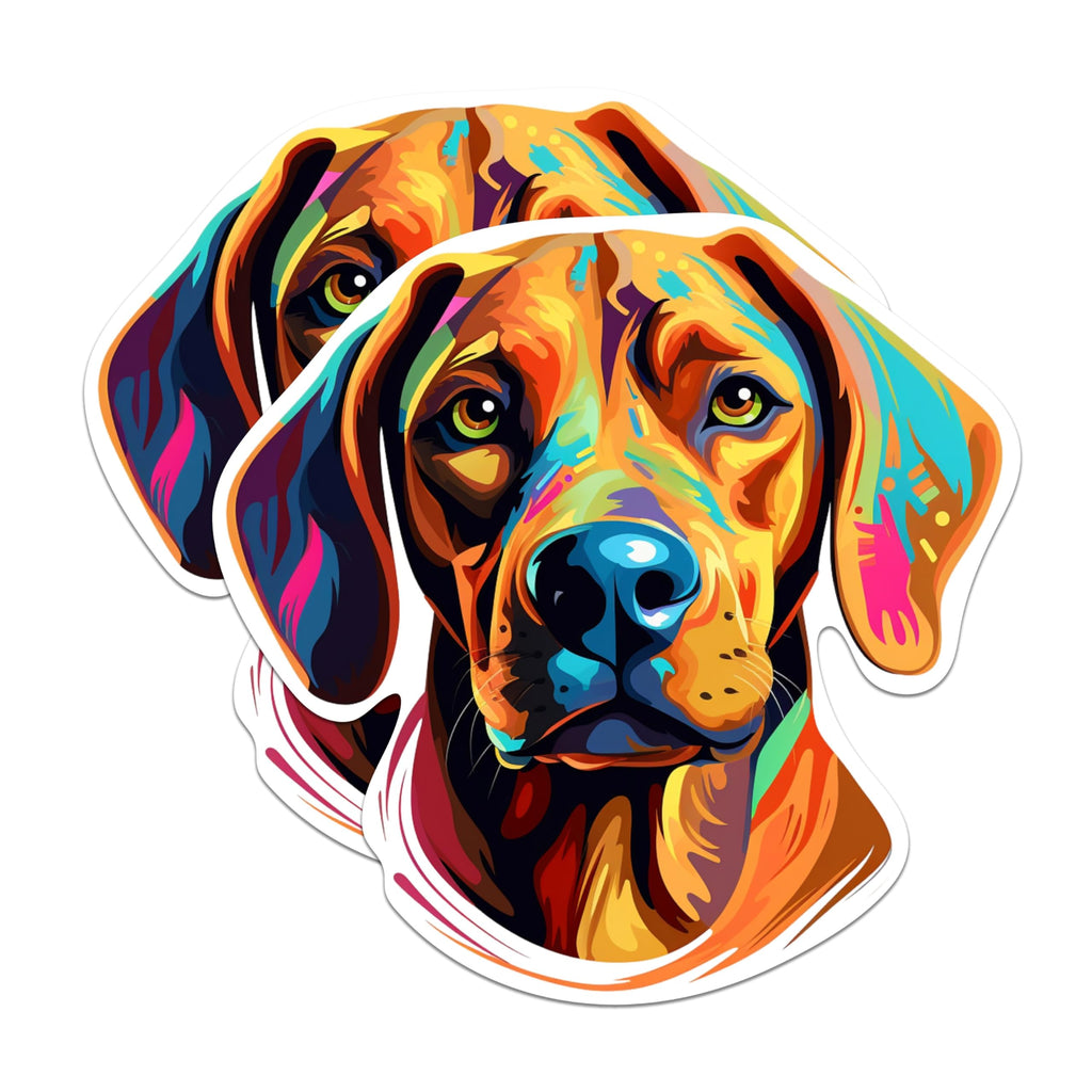 (2 Pack) Rhodesian Ridgeback Dog Breed Magnets - 5 Inches On Longest Side - Choose from Over 100 Dog Breeds - for Cars, Refrigerators, Toolboxes - Made in USA - MAG1934