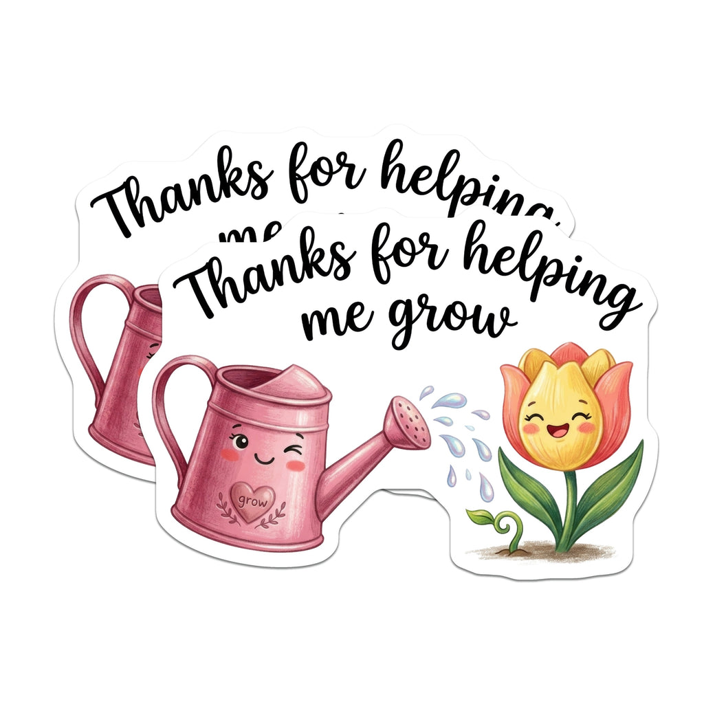 (2 Pack) Teacher Appreciation Magnets - Educator Thank You - School Year Keepsake - 5 Inches On Longest Side - Thick Durable Magnet - Made in USA - MAG37661