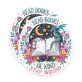 (2 Pack) Book Lover Magnets - Fantasy Dragon Decor - Be Kind Stay Weird - Reading Aesthetic Magnet - Inspirational Quotes - 5 Inches On Longest Side - Thick Durable Magnet - Made in USA - MAG22055