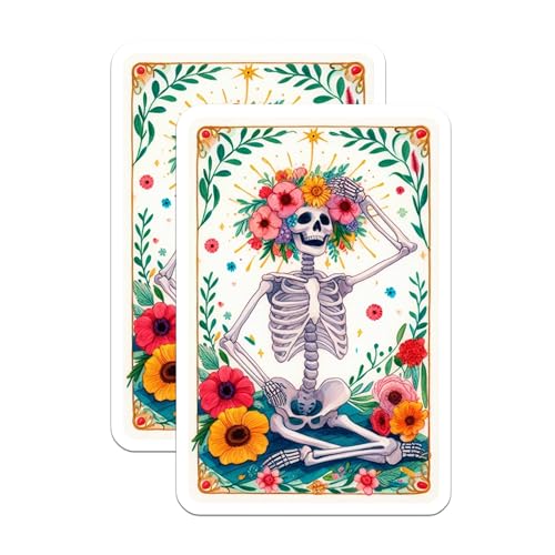 (2 Pack) Flower Crown Art Decor Magnet - 5" On Longest Side - Sticks to Smooth Flat Surfaces - Made in USA - MAG9446