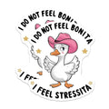 (2 Pack) Funny Duck Magnets - I Do Not Feel Bonita - I Feel Stressita - Cute Animal Magnets - Fridge - Office Magnets - 5" On Longest Side - for Cars, Fridges, Toolboxes - Made in USA - MAG4607