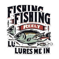 (2 Pack) Fishing Reely Lures Me in Magnets - Funny Fishing Magnets - Fisherman Decoration Magnets- 5" On Longest Side - for Fridges, Toolboxes, Cars - Made in USA - MAG2617