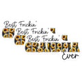 (3 Pack) Grandma Sunflower Decals - Best Grandma Ever Stickers - Grandma Laptop Decals - 3 Inches On Longest Side - Easy Peel & Apply - Made in USA - 3MCS6942