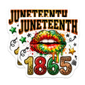 (2 Pack) Juneteenth Emancipation Day Magnets - Black Freedom Celebration - African American History - 5 Inches On Longest Side - Thick Durable Magnet - Made in USA - MAG29953