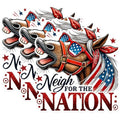 (3 Pack) Patriotic Horse Decals - USA Pride Decals - Laptop Decals - 3 Inches On Longest Side - Easy Peel & Apply - Made in USA - 3MCS1532