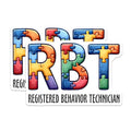 (2 Pack) Registered Behavior Technician Magnets - Colorful Puzzle Pattern Magnets - Special Education Magnets - 5" On Longest Side - for Cars, Refrigerators, Toolboxes, Lockers - Made in USA BMCS3163