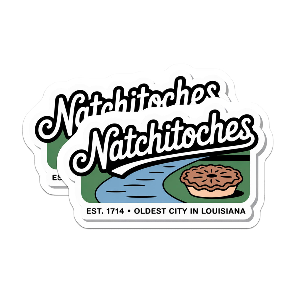 (2 Pack) Natchitoches Louisiana Magnets - Oldest City - Louisiana Travel Fridge Decor - 5" On Longest Side - Premium Magnet - for Cars, Refrigerators, Toolboxes, Lockers - Made in USA - MAG18161