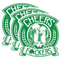 (3 Pack) Cheers Fckers Decals - St Patricks Day - Irish Beer Toasting - 3 Inches On Longest Side - Easy Peel & Apply - Made in USA - 3MCS2216