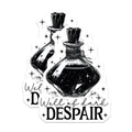 (2 Pack) Well of Dark Despair Stickers - Fantasy Potion Stickers - Magical Themed Stickers for Laptops and Notebooks - 5" On Longest Side - Sticks to Any Smooth Flat Surface - Made in USA - BMCS3613