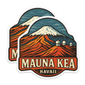 (2 Pack) Mauna Kea Hawaii Magnets - Iconic Island Mountain Decor - Big Island Observatory Souvenirs - 5 Inches On Longest Side - Thick Durable Magnet - Made in USA - MAG19686