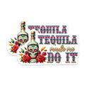 (2 Pack) Tequila Made Me Do It Magnets - 5" On Longest Side - for Cars, Fridges, Toolboxes - Made in USA - MA