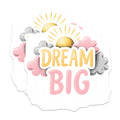 (2 Pack) Dream Big Magnets - Inspirational Decor - Nursery Room Accessory - Positive Affirmation Art - 5 Inches On Longest Side - Thick Durable Magnet - Made in USA - MAG36945