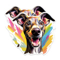 (2 Pack) Italian Greyhound Dog Breed Magnets - 5 Inches On Longest Side - Choose from Over 100 Dog Breeds - for Cars, Refrigerators, Toolboxes - Made in USA - MAG1884