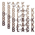 (3 Pack) Black History Decals - Pride Joy Love Excellence - Laptop Car Bumper Decal - 3 Inches On Longest Side - Easy Peel & Apply - Made in USA - 3MCS2655
