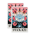 (2 Pack) Rebellious Tarot Magnets - Sword Ice Melting - Snarky Kitchen Decor - 5 Inches On Longest Side - Thick Durable Magnet - Made in USA - MAG20728