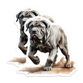 (2 Pack) Neapolitan Mastiff Magnets - Dog Breed Art - Fridge Magnets - 5" On Longest Side - Premium Magnet - for Cars, Refrigerators, Toolboxes, Lockers - Made in USA - MAG14029