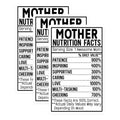 (3 Pack) Mother Nutrition Facts Decals - Mom Decal - Awesome Mom Decal - 3 Inches On Longest Side - Easy Peel & Apply - Made in USA - 3MCS2913