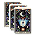 (3 Pack) Hereditary Witch Decals - Tarot Card Stickers - Laptop Decals - 3 Inches On Longest Side - Easy Peel & Apply - Made in USA - 3MCS4197