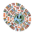 (2 Pack) Be Kind to The Earth Stickers - Eco Friendly Stickers - Environmental Motivational Stickers - 5" On Longest Side - Sticks to Any Smooth Flat Surface - Made in USA - BMCS2899