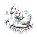 (2 Pack) Mama Goose Stickers - Cute Animal Design Stickers - Farm Animal Decals - 5" On Longest Side - Sticks to Smooth Flat Surfaces - Made in USA - BMCS5158