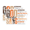 (2 Pack) God Says You are Magnets - Inspirational Christian Decor - Bible Verse Affirmation - Philippians 4:13-5 Inches On Longest Side - Thick Durable Magnet - Made in USA - MAG23375