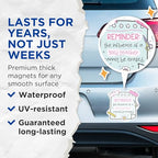 (2 Pack) Teacher Appreciation Magnets - Inspirational Teacher Quote - Classroom Magnets - 5" On Longest Side - for Cars, Fridges, Toolboxes - Made in USA - MAG4433