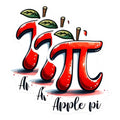 (3 Pack) Apple Pi Decals - Math Humor Sticker - Funny Math Pun - 3 Inches On Longest Side - Easy Peel & Apply - Made in USA - 3MCS6920