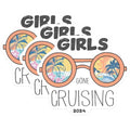 (3 Pack) Girls Gone Cruising Decals - 2024 Cruise Trip Sticker - Vacation Laptop Decal- 3 Inches On Longest Side - Easy Peel & Apply - Made in USA - 3MCS5221
