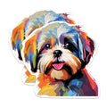 (2 Pack) Shih Tzu Dog Breed Magnets - 5 Inches On Longest Side - Choose from Over 100 Dog Breeds - for Cars, Refrigerators, Toolboxes - Made in USA - MAG1954